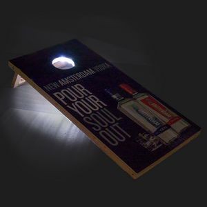 Bag Toss Game - Set of Two Decks (LED Lit!)