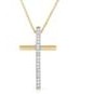 Jilco Inc. Gold & Diamond Cross Necklace