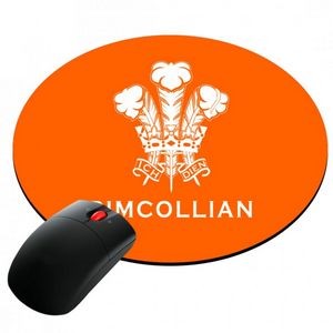 Oval Computer Mouse Mat - Dye Sublimated