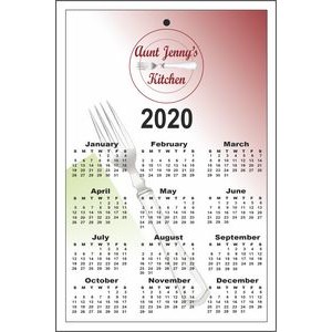 5.5" x 8.5" Year at a Glance Calendar