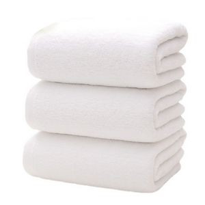 350G Salon Resort White Cotton Bath Towel