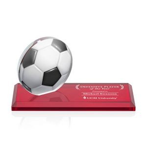 VividPrint™ Award - Northam Soccer/Red 3"x7"