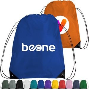 Large Drawstring Polyester Sports Pack (14" X 18")