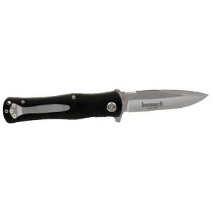 4 1/2" Black Anodized Aluminum Handle Knife