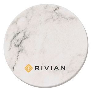 Absorbent Stone Coasters w/Upscale Digital Bkgnds | Round | 4
