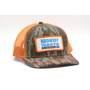 Outdoor Cap OC771CAMO Camo Premium Modern Structured Trucker Cap with Sublimated Patch