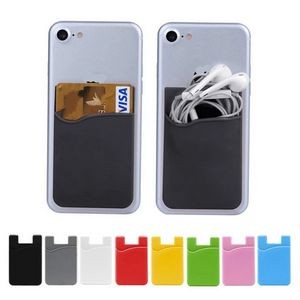 Phone Wallet Card Holder Stick On Adhesive Pocket Sleeve