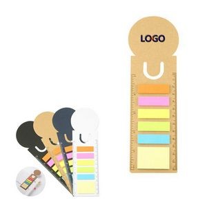 Multifunctional Sticky Note Ruler