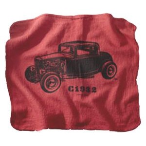 Shop Towel --Red--14x14 (Imprint Included)