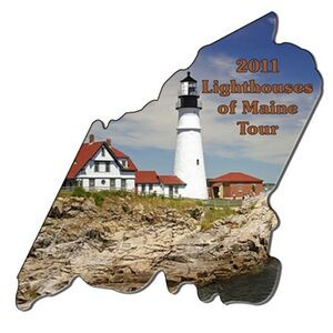 Maine State Hand Fan Without Stick
