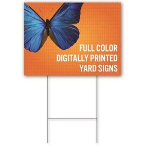 Yard Sign 24'' x 12'' - Double-Sided