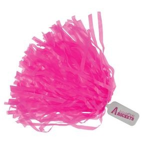 220-Streamer Wide Cut Solid Paddle Handle Pom Poms