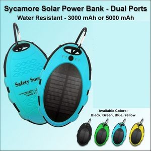 Sycamore Solar Power Bank 5000 mAh - Blue