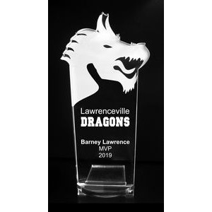 VALUE LINE! Acrylic Engraved Award - 8" Tall - Dragon