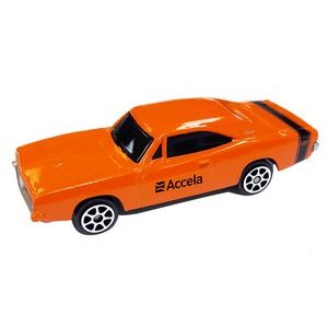 3" 1:64 Scale Diecast Metal 1969 Dodge® Charger-Orange (u)