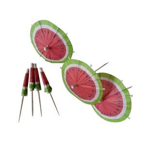 Various Paper Cocktail Toothpick Umbrellas