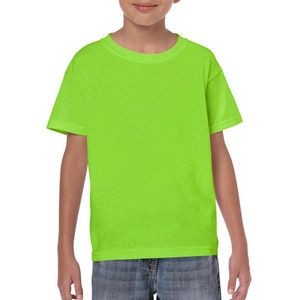 Heavy Cotton Youth T-shirt - Lime - Large (Case of 12)