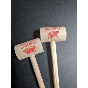 Crab Mallets with Stock Printed "Let's Get Crackin'" Design