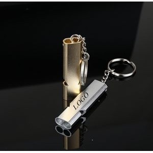 Aluminium Alloy Keychain Survival Whistle