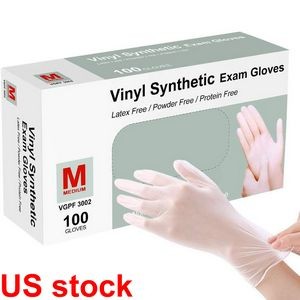 Clear Vinyl Exam Gloves