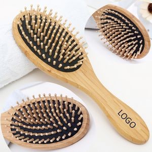Natural Bamboo Spa Massage Hair Comb for Eco-Friendly and Relaxing Hair Care