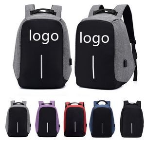 15.6'' Anti theft backpack with USB Charging Port