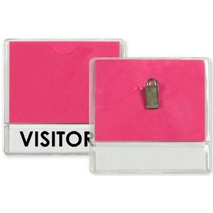 Vaccination Card Holder with bulldog clip