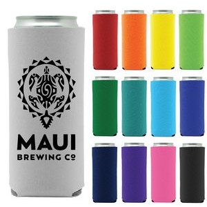 Screen Printed Collapsible Econo 12 Oz. Slim Foam Can Cooler