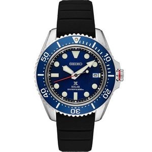 Seiko Prospex Diver's Stainless Steel Solar Watch w/Blue Dial