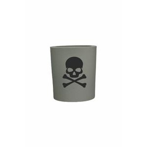 Gray Foam Round Can Cooler