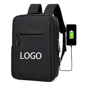 Business Laptop Backpack with USB Charging Port