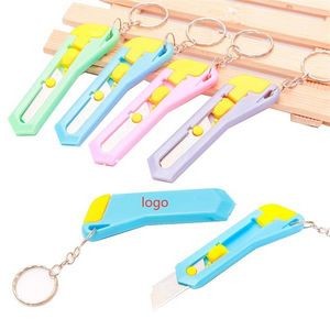 Retractable Knife Key chains
