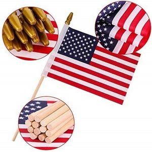 Small HandHeld American Stick Flag