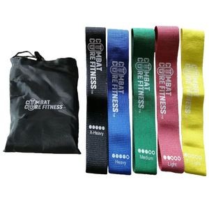 Fabric Fitness Tension Bands - 5 Pack