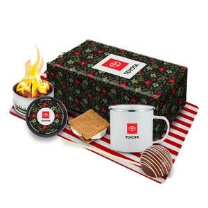 Promo Revolution - City Bonfires® Gimme S'more Cocoa Speckled Camping Mug Gift Set