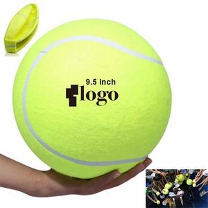 9.5 Inch Large Oversize Giant Inflatable Signature Tennis Balls