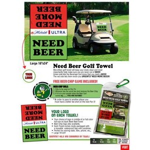Need Beer Golf Towel