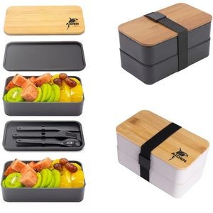 Bento Lunch Box With Bamboo Lid