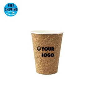 12oz cork disposable Paper Coffee Cup