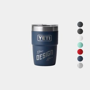8 Oz YETI® Rambler Stainless Steel Insulated Stackable Cup w/ Lid