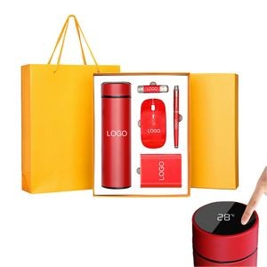 Thermos Cup Business Gift Set With Power Bank