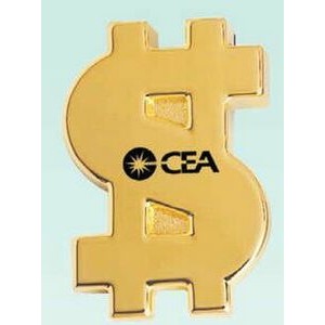 Gold Plated Money Sign Paper Weight (Screened)
