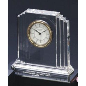 6" Waterford Crystal Large Metropolitan Clock