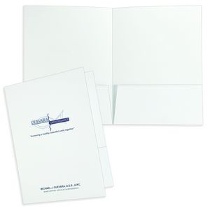 9"x12" Quick Ship Economy 1 PMS Ink Printed Pocket Folder