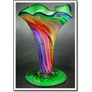 Greentide Spout Multi-Color Vase