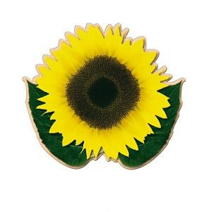 Sunflower Hand Fan Without Stick