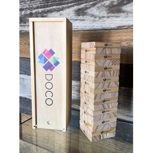 Tumbling Tower Game in Wooden Box (12 Inch when Packaged)