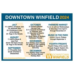 Schedule Magnet | Rectangle | 4" x 6"