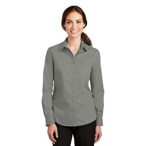 Port Authority® SuperPro™ Ladies Twill Shirt