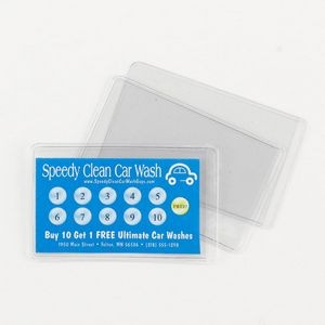 Clear Single Business Card Holder